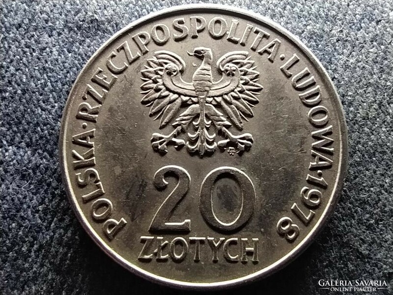 Lengyelország Maria Konopnicka 20 Zloty 1978 MW (id75597)