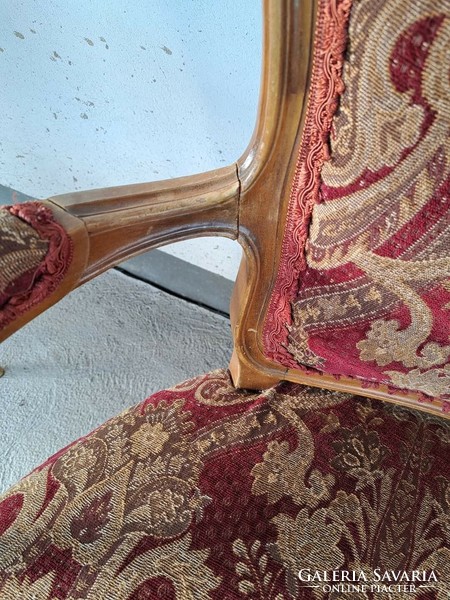Neobarokk szalongarnitúra kanapé fotel nosztalgia bútor hagyaték
