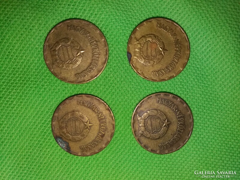 Régi magyar 2 forintos érmék (1975 ,1979, 1985, 1989 ) 4 db egyben a képek szerint