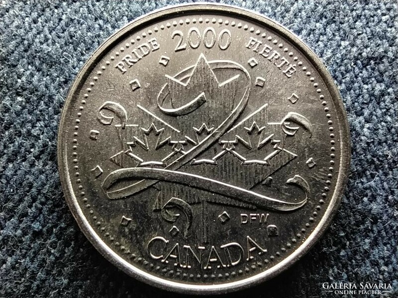 Kanada Belépés a harmadik évezredbe Büszkeség 25 Cent 2000 (id59665)