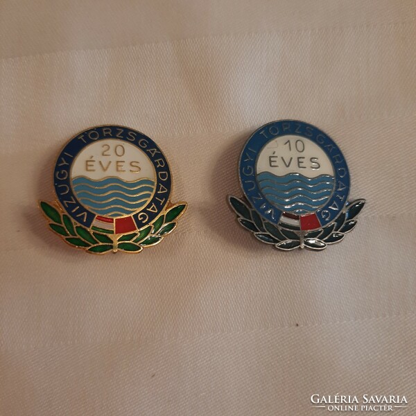 2 pcs of Water Affairs staff badges
