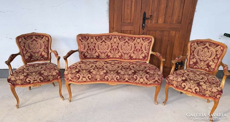 Neobaroque lounge set sofa armchair nostalgia furniture legacy