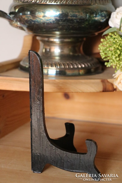 Plate holder, black lacquer 2.