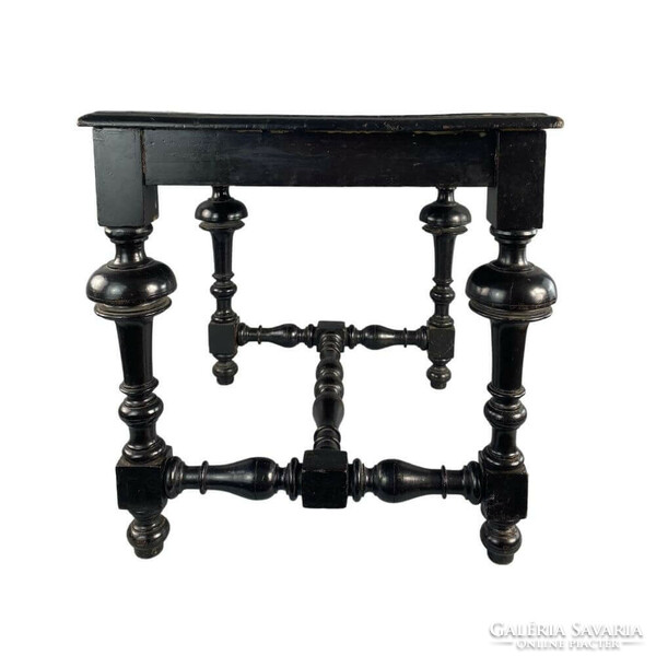 Viennese boulle small table with bone inlay 1880