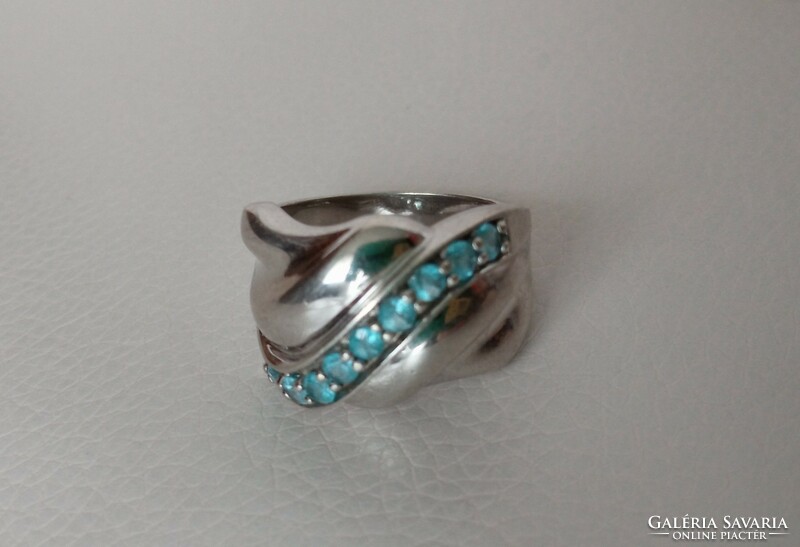 Ródiumozott ezüst gyűrű