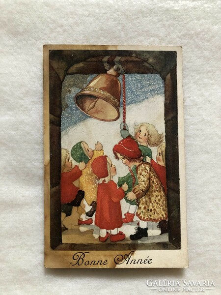 Antik Karácsonyi képeslap                                     -2.