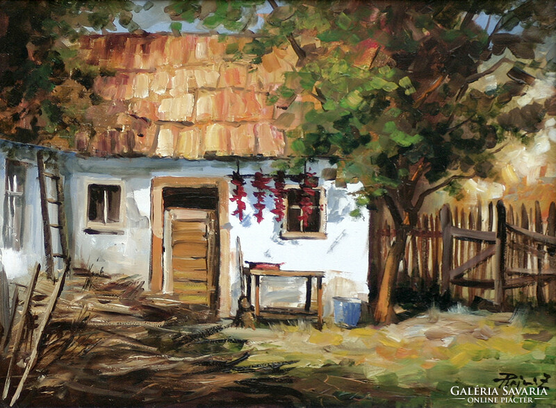 Zoltán Rajczi: Sunny side - with frame 40x50 cm - artwork: 30x40 cm - 189/68
