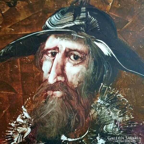 András Győrfi: don quixote - beautiful painting from 2003!