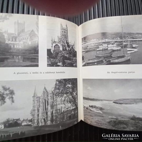 Retro panoramic travel guides from 60's western Europe
