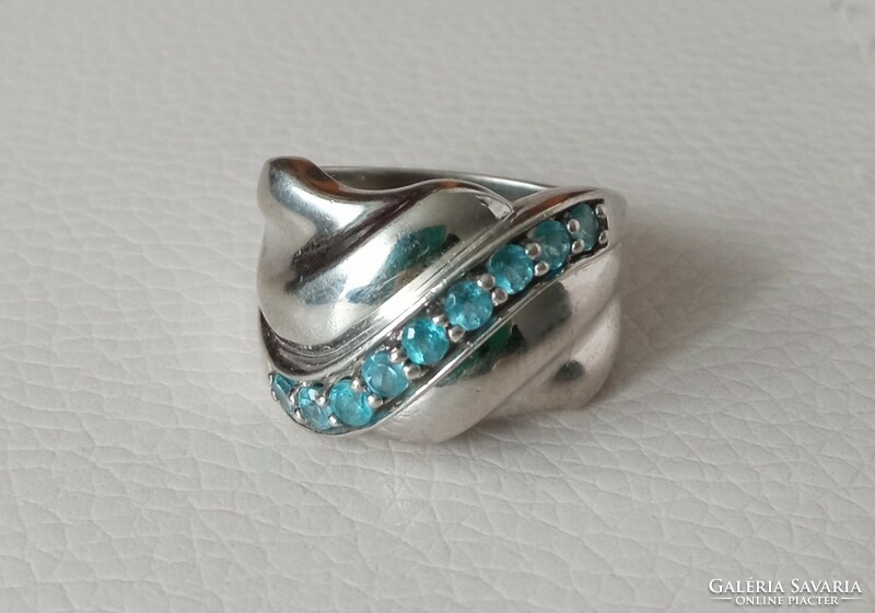 Ródiumozott ezüst gyűrű