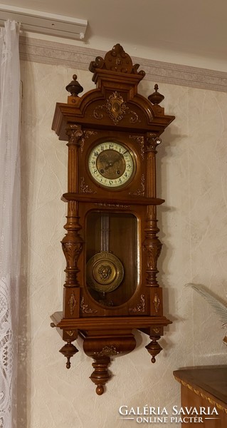Antique wonderful János brauswetter wall clock!