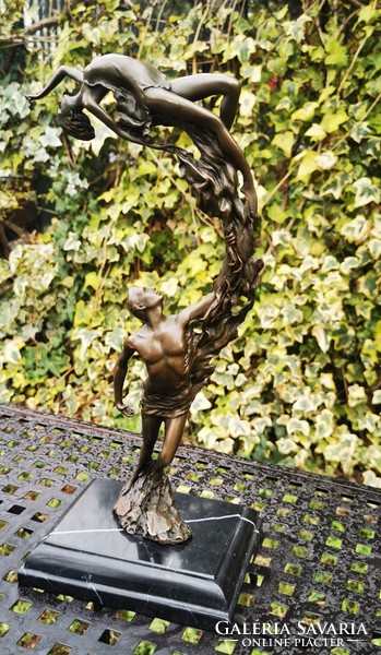 Artista pár - bronz szobor