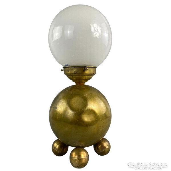 Gusum Swedish sphere brass lamp 1940s
