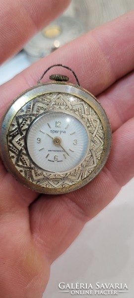 Sperina antimagnetic Swiss women's pocket watch.