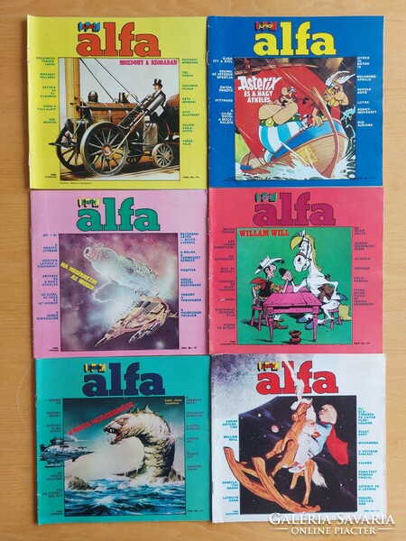 Alfa magazin, 1986, retro képregények