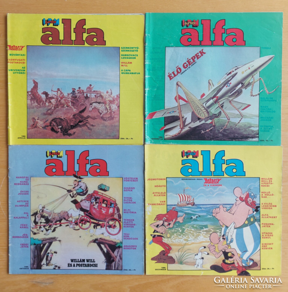 Alfa magazine, 1984, retro comics