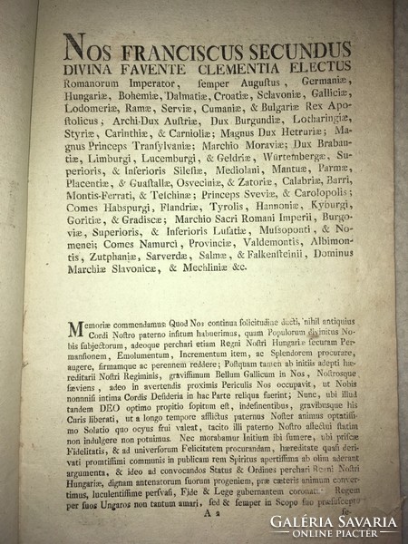 1802/Statutory extract. Ignác Almásy, Károly Pálfy
