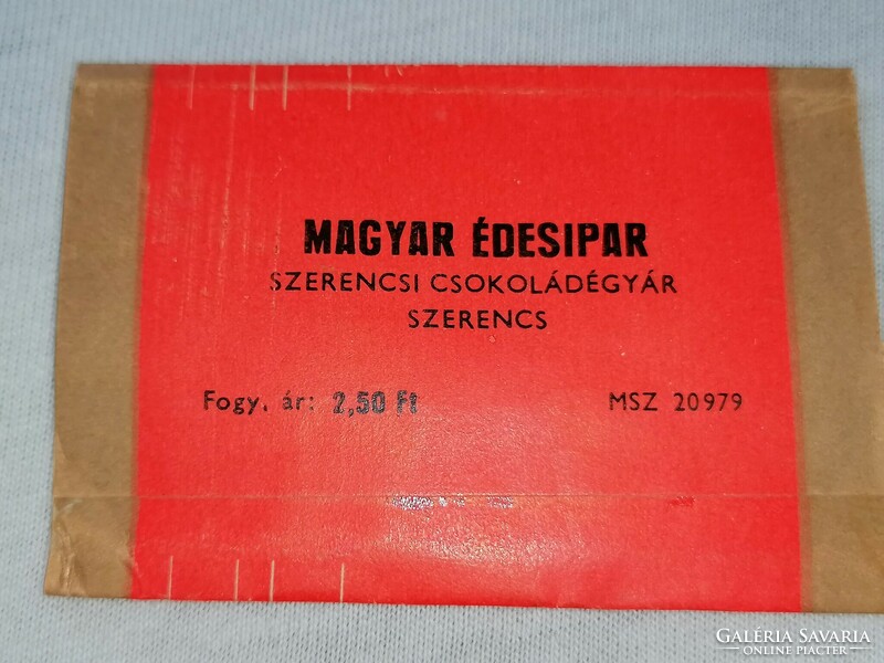 Hungarian confectionery factory, old chocolate wrappers, from the late sixties, very rare 87.