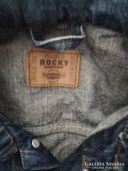 Vintage rocky women's denim jacket