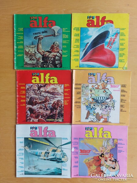 Alfa magazine, 1985, retro comics