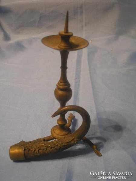 N27 antique hunter unique beautiful relic candle holder rarity respect for the fallen game rarity