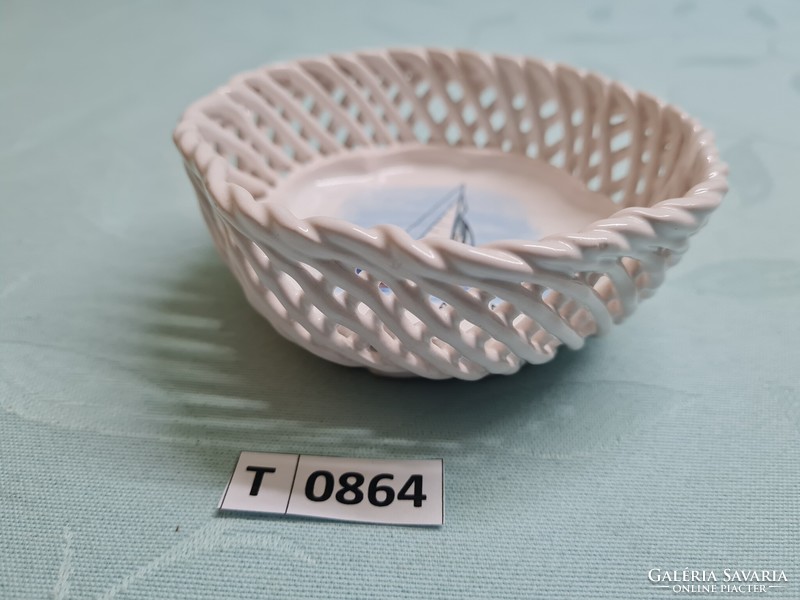 T0864 Bodrogkeresztúr openwork balaton bowl 11 cm