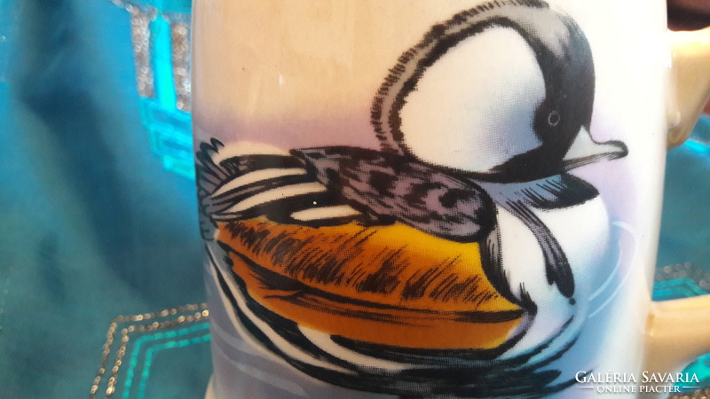 Old ceramic wild duck cup, cup 2 (m3473)