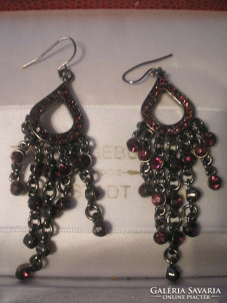 N12 jeweled ornate pendant earrings rarity for sale in pairs 7 x 2 cm