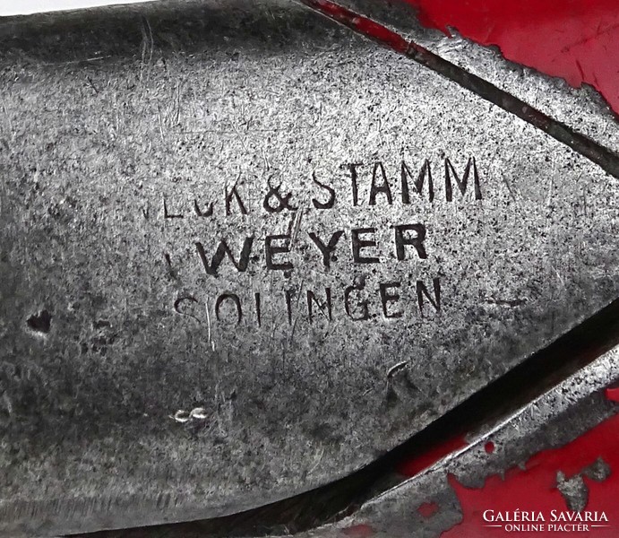 1M590 old marked weck & stamm weyer soling scissors 21 cm
