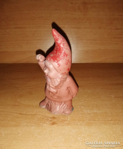 Régi NDK ARI játék gumi figura törpe 9 cm magas (po-2)