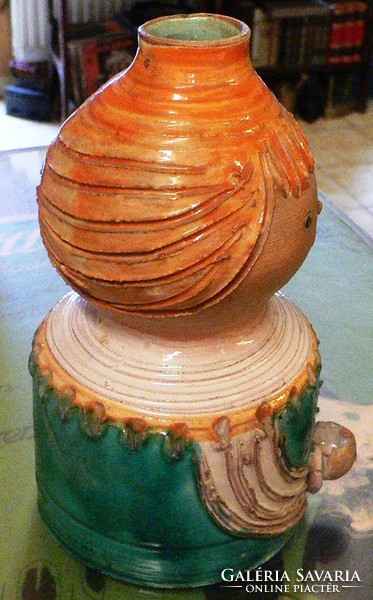 Little pink Ilona ceramics (orange, green)