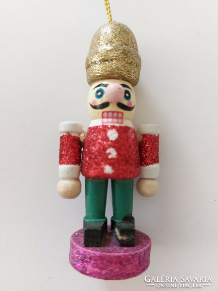 Christmas tree decoration painted wooden soldier