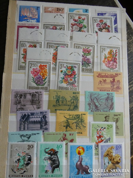 Postal clean Hungarian stamps 5-6.