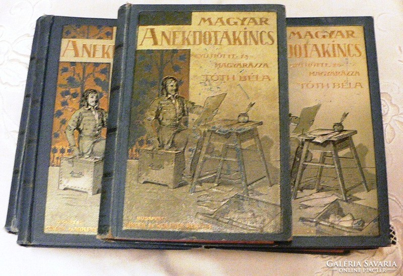 Béla Tóth's volumes of the Hungarian anecdote treasury