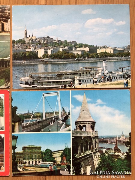 4 db   BUDAPEST   képeslap egyben
