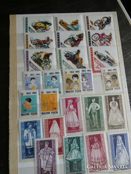 Postal clean Hungarian stamps 3-4.