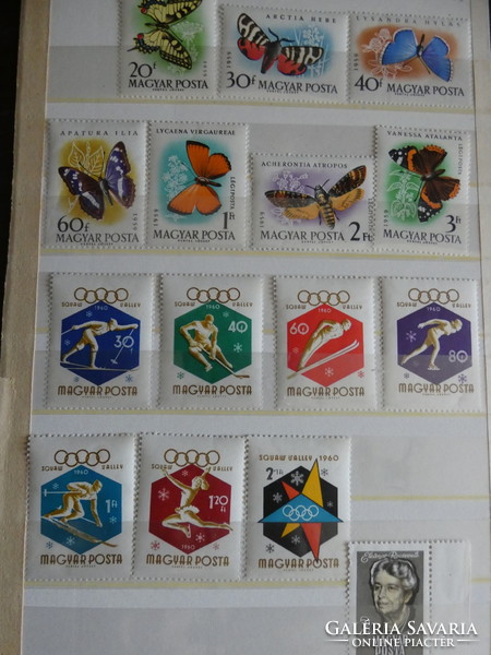 Postal clean Hungarian stamps 1-2.