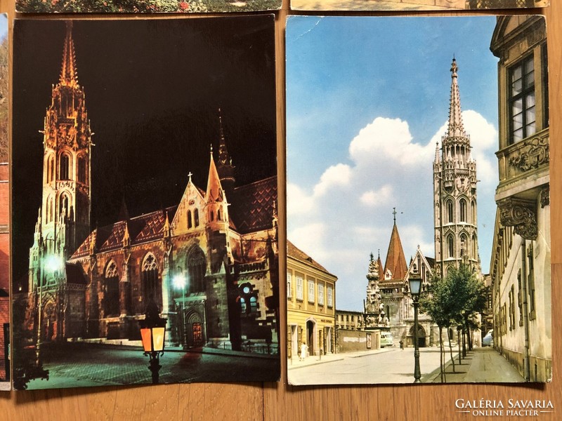 6 Budapest postcards in one
