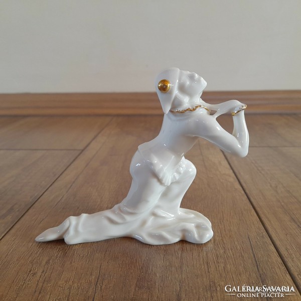 Antique hutschenreuther art deco porcelain figurine pierrot