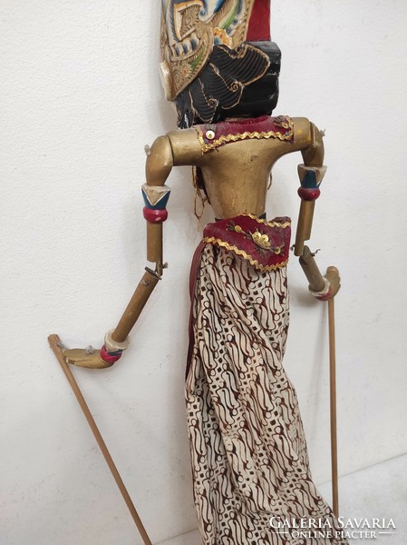 Antique puppet Indonesia Indonesian Javanese typical Jakarta batik costume marionette 884 7166