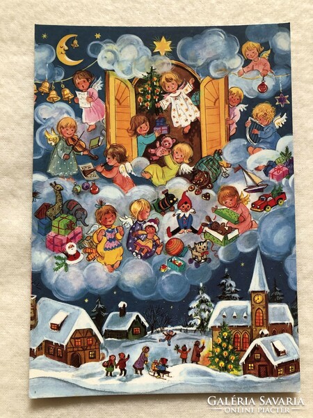 Régi Karácsonyi képeslap                -6.