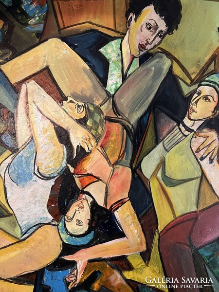 Cubist painting (varga) xx. From the second half of the century