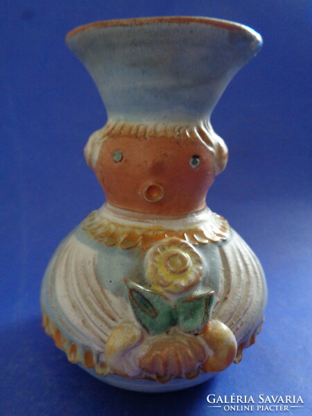 Ilona Kiss roóz (Szatmárnémeti, 1920. - Ceramic vase