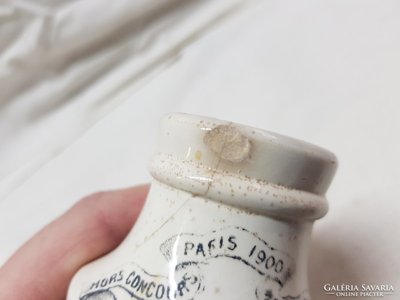 Antique Dijon mustard bottle.