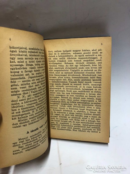 1922 ATHENAEUM unikális első kiadású KRÚDY !!! N.N. (EGY SZERELEM-GYERMEK) REGÉNYKE