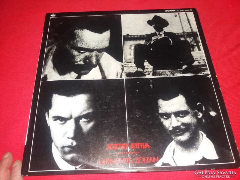 Old vinyl LP LP latinovics z,oltán poems. From Attila József according to pictures