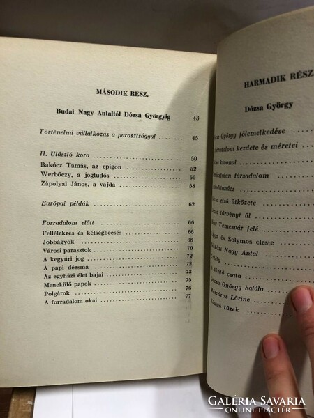 Védőboritós gyűjtői!! FÉJA GÉZA :DÓZSA GYÖRGY TÖRTÉNELMI TANULMÁNY 1939 első kiadás - MEFHOSZ
