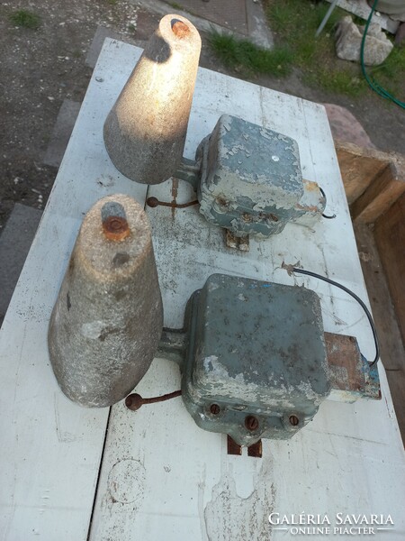 2 old electric bells