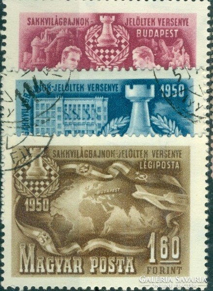 Sakk, 1950. pecsételt