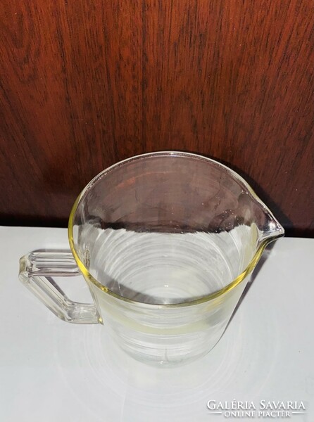 Small glass jug spout